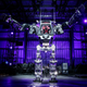 Jeff Bezos piloting a gigantic Method-2 robot designed by South Korean company Hankook Mirae Technology (Twitter)